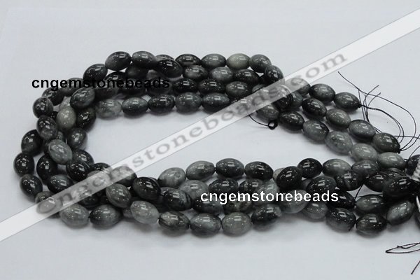 CEE09 15.5 inches 10*14mm rice eagle eye jasper beads wholesale