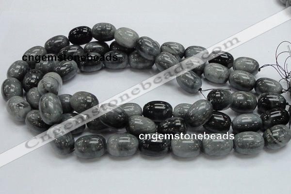 CEE10 15.5 inches 15*20mm egg-shaped eagle eye jasper beads wholesale