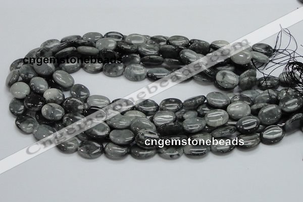 CEE16 15.5 inches 12*16mm oval eagle eye jasper beads wholesale