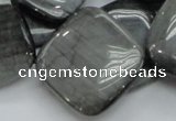 CEE18 15.5 inches 30*30mm diamond eagle eye jasper beads wholesale