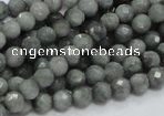 CEE19 15.5 inches 6mm faceted round eagle eye jasper beads wholesale