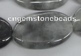 CEE207 15.5 inches 25*40mm oval eagle eye jasper beads