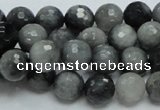 CEE21 15.5 inches 10mm faceted round eagle eye jasper beads wholesale