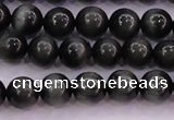 CEE502 15.5 inches 8mm round AAA grade green eagle eye jasper beads