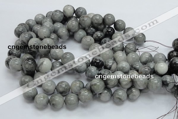 CEE61 15.5 inches 14mm round eagle eye jasper beads wholesale