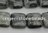 CEE78 15.5 inches 18*18mm square eagle eye jasper beads