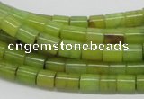 CEJ01 15.5 inches 6*8mm column lemon jade beads wholesale