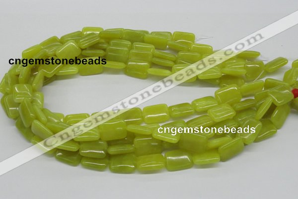 CEJ04 15.5 inches 13*18mm rectangle lemon jade beads wholesale