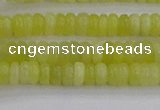 CEJ210 15.5 inches 2*4mm rondelle lemon jade beads wholesale