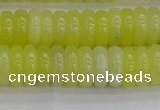 CEJ212 15.5 inches 3*8mm rondelle lemon jade beads wholesale