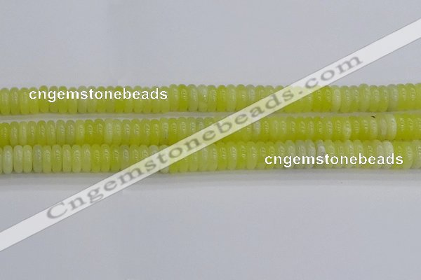 CEJ212 15.5 inches 3*8mm rondelle lemon jade beads wholesale