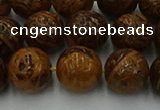 CEJ304 15.5 inches 12mm round elephant skin jasper beads wholesale