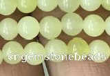 CEJ350 15.5 inches 4mm round lemon jade beads wholesale