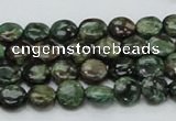 CEM01 15.5 inches 8mm flat round emerald gemstone beads wholesale