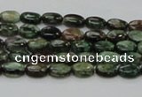 CEM10 15.5 inches 6*8mm oval emerald gemstone beads wholesale