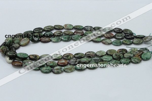 CEM12 15.5 inches 10*14mm oval emerald gemstone beads wholesale