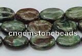 CEM14 15.5 inches 12*16mm oval emerald gemstone beads wholesale