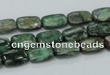 CEM17 15.5 inches 8*12mm rectangle emerald gemstone beads wholesale