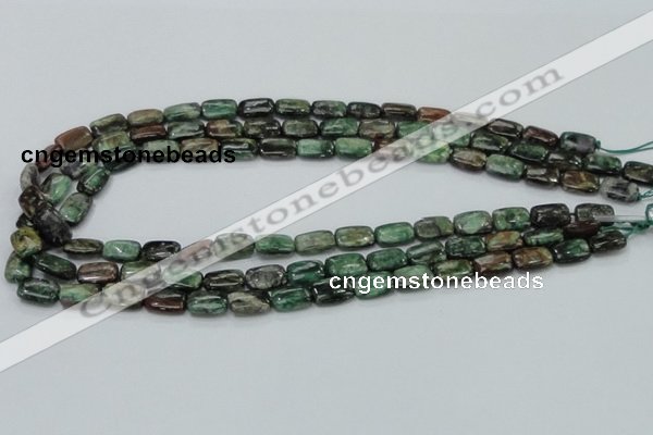 CEM17 15.5 inches 8*12mm rectangle emerald gemstone beads wholesale