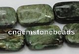 CEM20 15.5 inches 18*25mm rectangle emerald gemstone beads wholesale