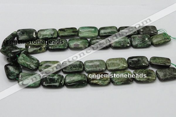 CEM20 15.5 inches 18*25mm rectangle emerald gemstone beads wholesale