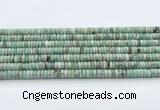 CEM70 15.5 inches 3.5*7mm rondelle emerald gemstone beads