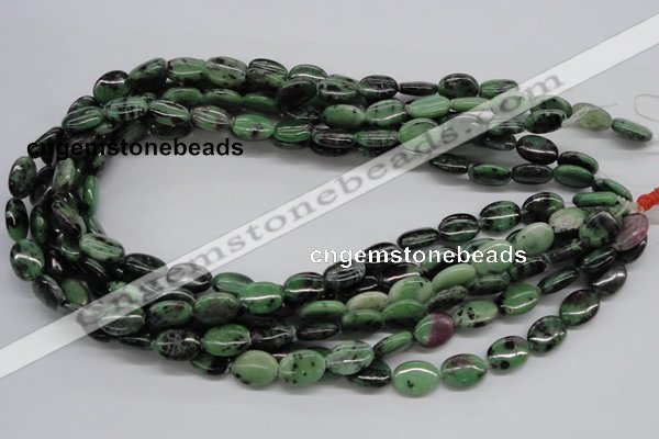 CEP11 15.5 inches 10*14mm oval epidote gemstone beads wholesale