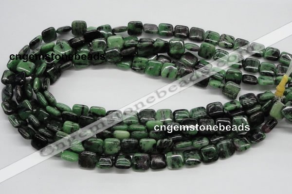 CEP14 15.5 inches 12*12mm square epidote gemstone beads wholesale