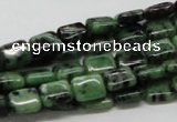 CEP16 15.5 inches 8*10mm rectangle epidote gemstone beads