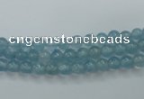 CEQ01 15.5 inches 4mm round blue sponge quartz beads wholesale