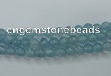 CEQ01 15.5 inches 4mm round blue sponge quartz beads wholesale