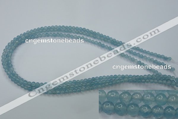 CEQ01 15.5 inches 4mm round blue sponge quartz beads wholesale