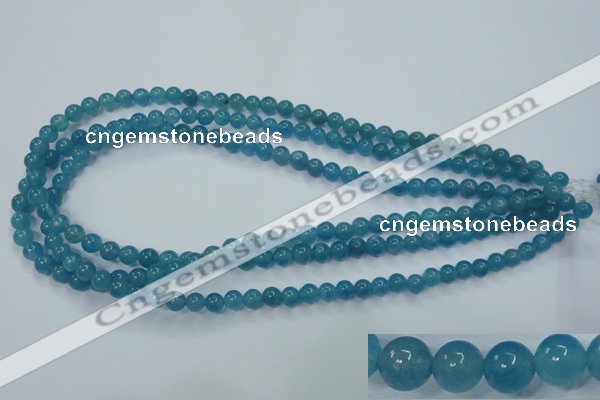 CEQ02 15.5 inches 6mm round blue sponge quartz beads wholesale