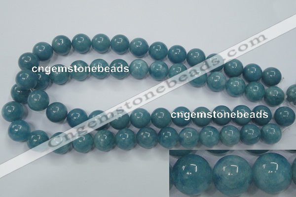 CEQ06 15.5 inches 14mm round blue sponge quartz beads wholesale