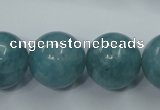 CEQ08 15.5 inches 18mm round blue sponge quartz beads wholesale