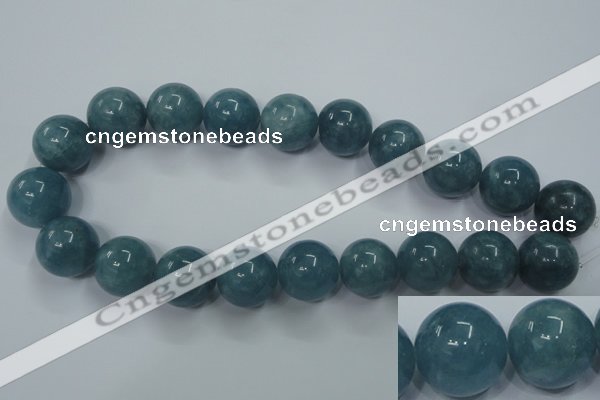 CEQ09 15.5 inches 20mm round blue sponge quartz beads wholesale