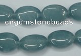 CEQ114 15.5 inches 13*18mm oval blue sponge quartz beads