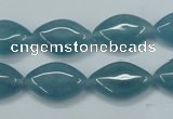 CEQ134 15.5 inches 12*19mm marquise blue sponge quartz beads