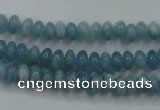 CEQ22 15.5 inches 4*6mm rondelle blue sponge quartz beads