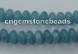 CEQ23 15.5 inches 5*8mm rondelle blue sponge quartz beads