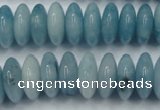 CEQ27 15.5 inches 7*16mm rondelle blue sponge quartz beads