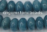 CEQ28 15.5 inches 10*16mm rondelle blue sponge quartz beads