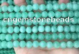 CEQ302 15.5 inches 8mm round green sponge quartz beads