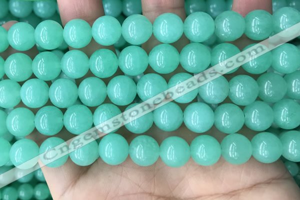 CEQ303 15.5 inches 10mm round green sponge quartz beads