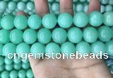 CEQ306 15.5 inches 16mm round green sponge quartz beads