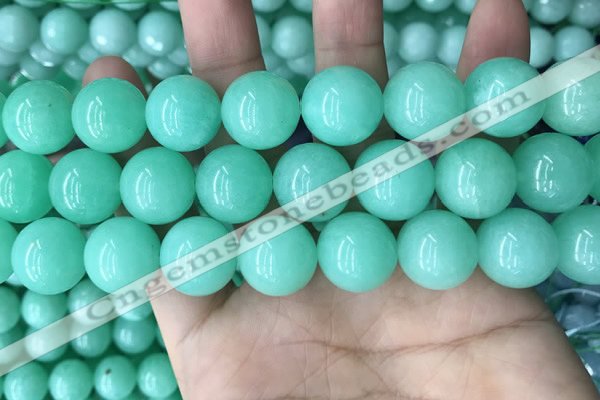 CEQ306 15.5 inches 16mm round green sponge quartz beads