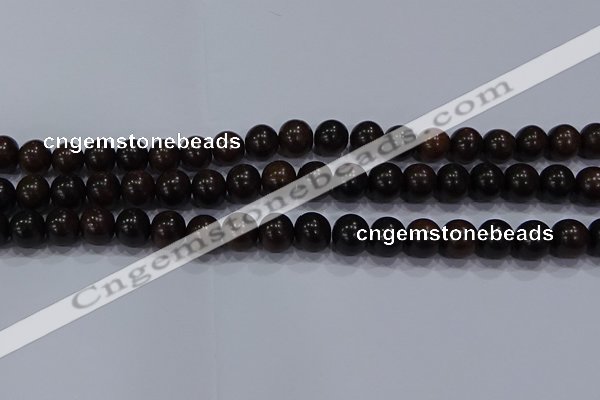 CEY53 15.5 inches 10mm round ebony wood beads wholesale