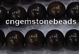 CEY54 15.5 inches 12mm round ebony wood beads wholesale