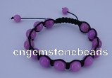 CFB500 10mm round candy jade beads adjustable bracelet wholesale