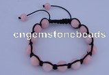 CFB504 10mm round candy jade beads adjustable bracelet wholesale